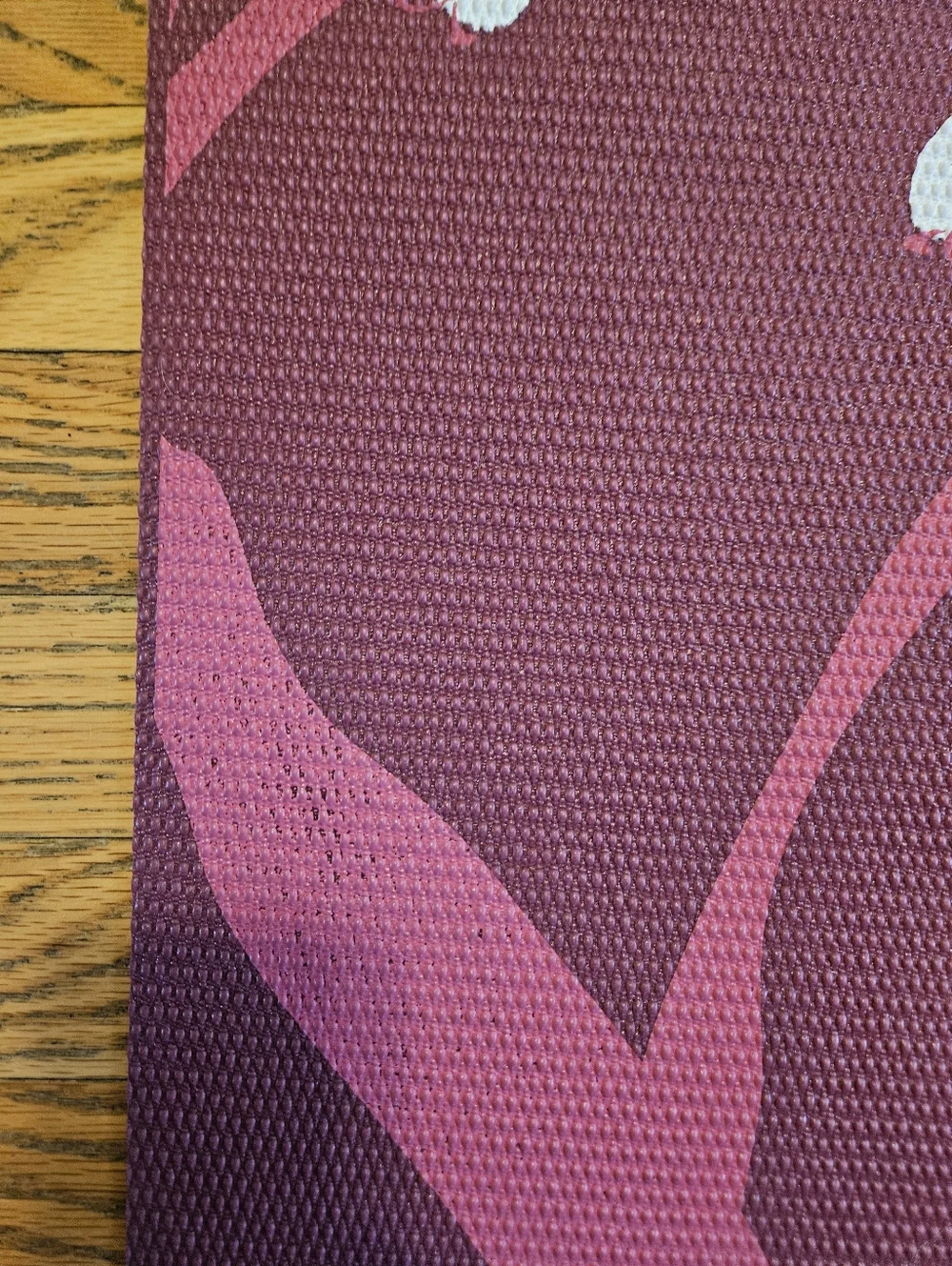 GAIAM Plum and Pink Blossom Yoga Mat